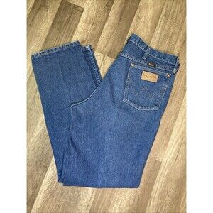 Vintage Wrangler Jeans Mens 36x33 31MWZ Straight Denim Pants Western Work USA